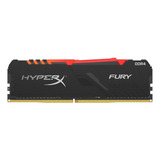 Memoria Ram Fury Ddr4 Rgb Gamer Color Negro 8gb 1 Hyperx Hx426c16fb3a/8