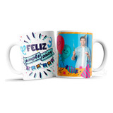 Taza Personalizada Feliz Cumpleaños Con Foto Para /regalo