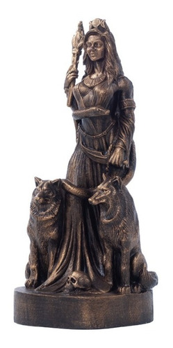 Estatua Estatueta Deusa Hecate Resina Mod.4 Novo