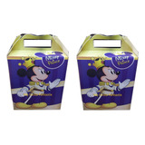 Principe Mickey Mouse Rey  Pq 50 Cajitas Dulceras Bolo Feliz