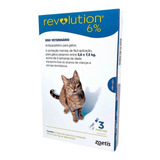 Revolution Gatos De 2,6kg A 7,5kg Combo C/ 3 Pipetas