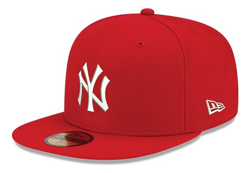 Gorra New Era New York Yankees Roja Con Blanco