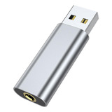 Xiaery Adaptador De Conector De Audio Usb A 3,5 Mm