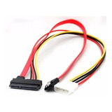 15 Unidades De 15+7 Pin Idc Sata Power Data Cable