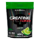 Creatina Turbo Refil - 300g - Caveira Preta / Black Skull Sabor Limão