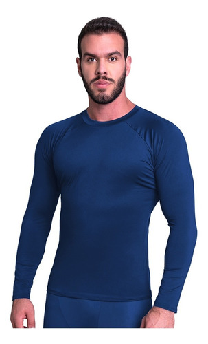 Camisa Térmica Masculina Segunda Pele Praia Surf Proteção Uv