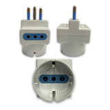 Adaptador Universal N De Enchufe Shuko 10a 250v  2 Unidad