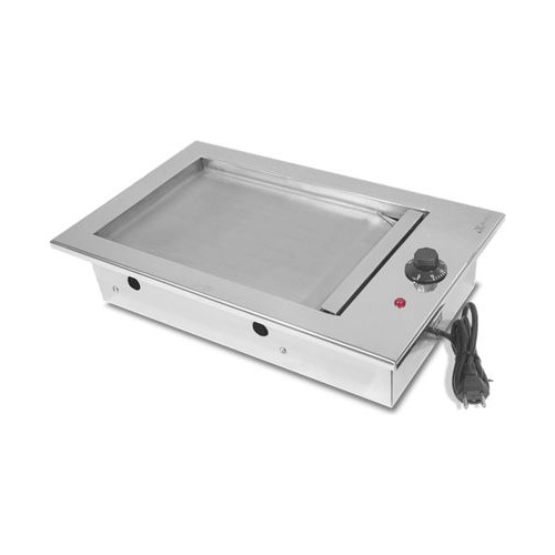 Chapa Elétrica Gourmet Inox De Embutir 32x50 Jx Metais 110v