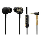 Marshall Mode Eq Auricular In Ear Control Y Ecualizador Color Negro