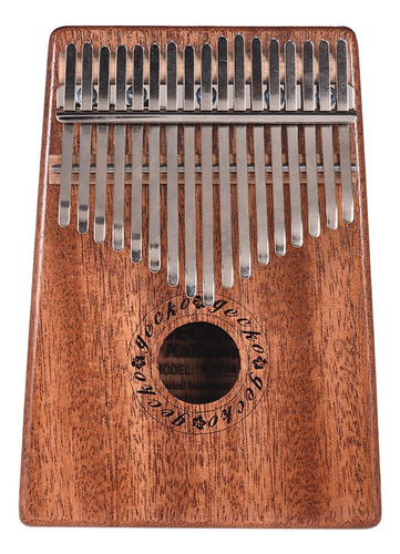 Gecko K17m 17-key Kalimba Pulgar Piano Mbira Caoba De Madera