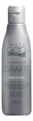 Kert Phytogen Shampoo Tonalizante Grafite Cinza Escuro 250ml