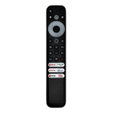 Controle Remoto Para Tv Tcl Smart 65c645 4k Qled