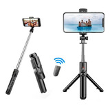 Trípode Con Monopod Integrado Control Bluetooh Palo Selfie 