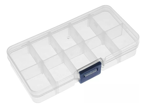 Caja Organizadora De Plástica Con 10 Compartimentos