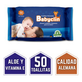 Toallas Húmedas Babyclin Hipoalergenicas 50un Con Aloe Vera 