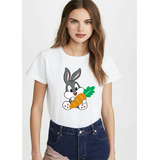 Hermosa Camiseta De Mujer Diseño Bugs Bunny Bebe