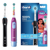 Kit Cepillos Eléctricos Oral-b Pro 2000 + Disney Princess