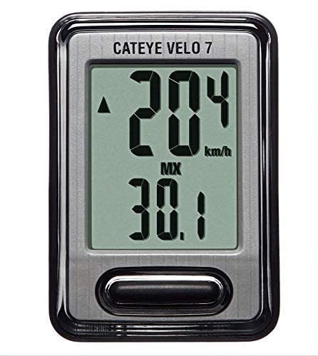 Ciclocomputador Cateye Velo 7 C/ Cable - Urquiza Bikes