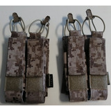 Kit Mag Pouch Dual Flyye Aor1 Molle P/mags Mp7 Devgru Seal