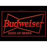 Lamazo Budweiser King Beer Bar Led Signo De Luz