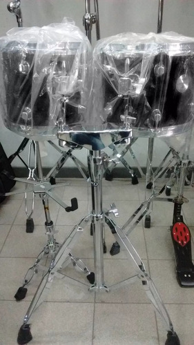 Mapex Voyager Tom Pack , Tom 10´+ 12´color Negro + Soporte