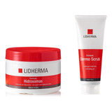 Kit  Hidratante Hidrosomas + Dermo Scrub Exfoliante Lidherma