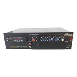 Amplificador Digital Com Pré 50/80w  110/220v Background