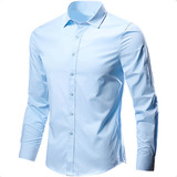 Camisa Para Hombre Manga Larga Oxford Casual