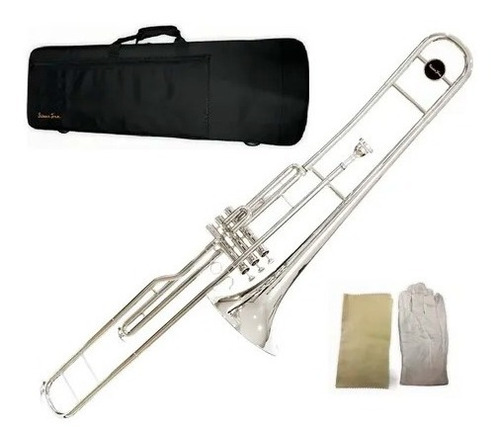 Trombon Slb010embolossilvertone Niquelado Tonosib C/estuche