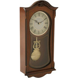Reloj De Pared Bulova C3542 Cranbrook Con Campanadas De Made