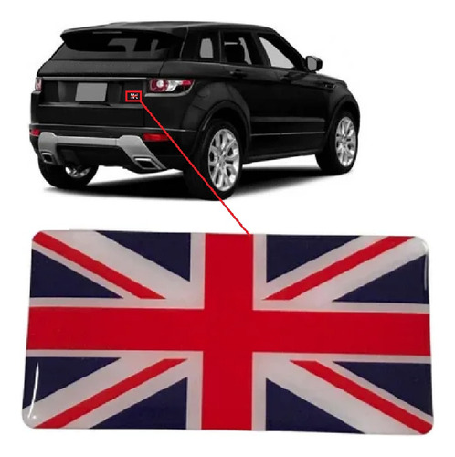 Adesivo Emblema Inglaterra Land Rover Evoque
