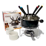 Aparelho De Fondue 10 Pçs De Aço Kit Inox Chocolate Perfeito