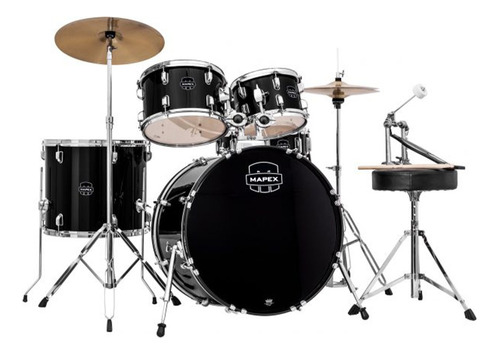 Bateria Mapex Prodigy Pdg5044t Banco E Pedal Black