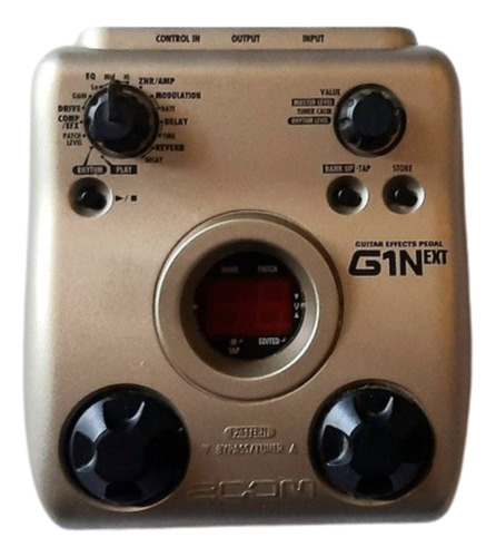 Pedalera De Efectos Zoom G1next + Cable De 3mts P/ Guitarra