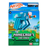Nerf Pistola Minecraft Cave Spider 2 Dardos- Hasbro 4417