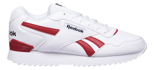 Tenis Reebok Glide Ripple Clip Blanco Con Rojo Unisex