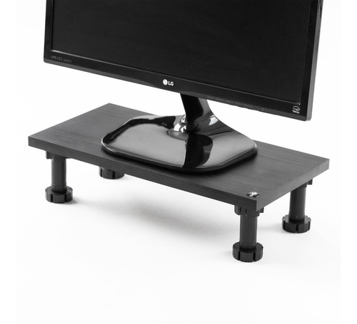 Tarima Pedestal Elevador Monitor Tv Base Soporte Cuo