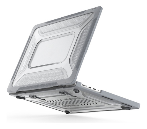 Funda Hard Case Gris Para Macbook Air 13 M1 A2337 A1932 