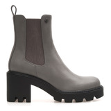 Botinetas Botas Lady Stork Taco 7 Cm Urbanas Elastico Ruth