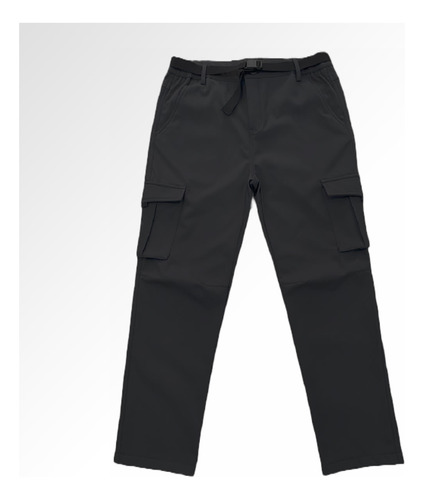 Pantalon Cargo Softshell Negro