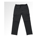 Pantalon Cargo Softshell Negro