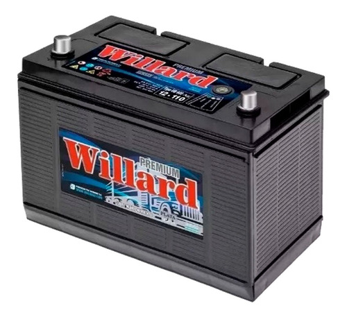 Bateria Willard 12x110 Ub920 Camioneta Positivo Izquierdo