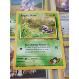 Koga's Ekans 77/132,original De Pokemon Tcg,1999-2000