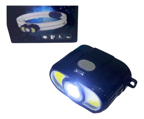 Linterna Led Cabeza Recargable Bicicleta Luces Camping