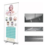 Pendon Roller Tela Pvc 80x200cm Aluminio Y Plastico