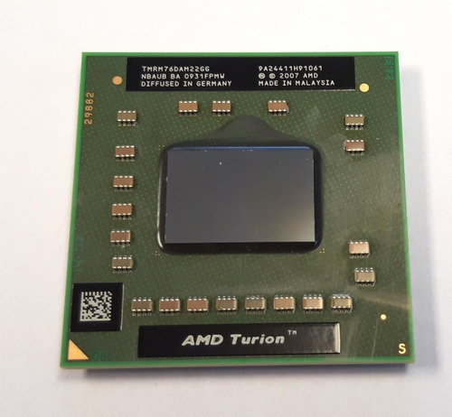 Cpu Amd Turion X2 Rm-76 2.3ghz S1 S1g2 Para Notebook 36m Grt