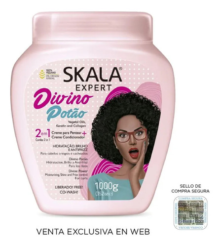 Máscara Capilar Vegana Divino Potao X1kg Skala Original