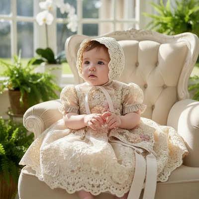Vestido Ropon Desmontable 365 Niña Bebe Bautizo | Meses sin interés