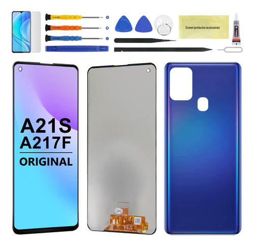 Pantalla Para Samsung A21s A217m Original Y Trasa