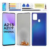 Pantalla Para Samsung A21s A217m Original Y Trasa